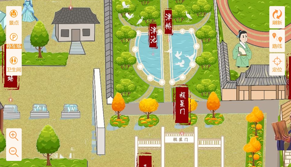 明山手绘地图景区语音讲解导览系统：智慧景区建设的基石