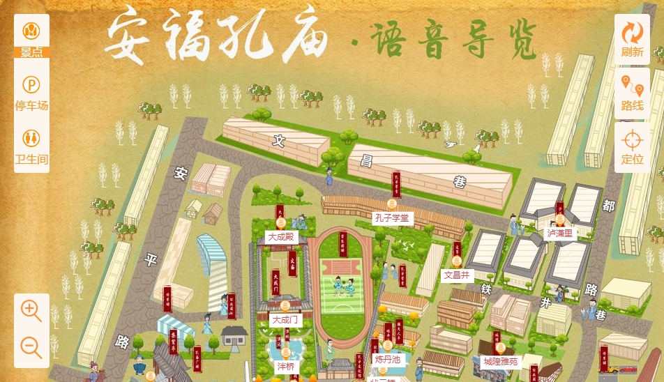 明山手绘地图：智慧景区智能化服务的延伸